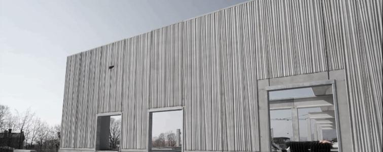 PLASMACEM - TAILOR MADE CONCRETE - NUOVA MATRICE CURTAIN PER SIPE